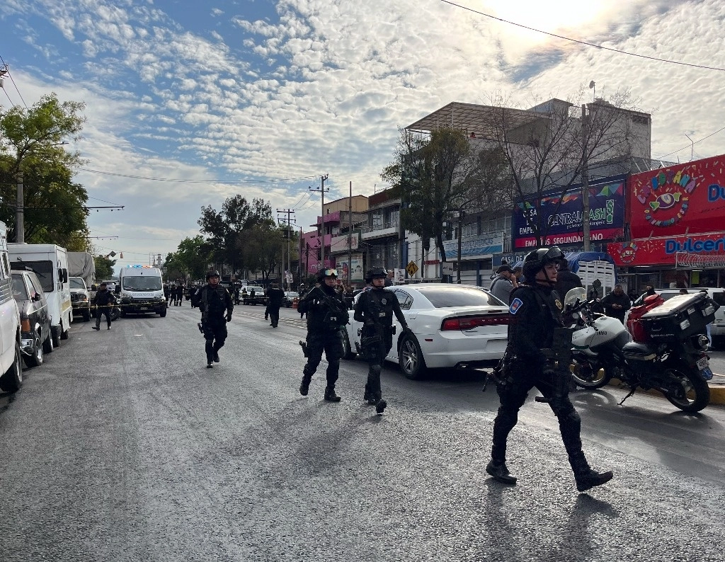 Presencia policiaca en la CDMX. Foto Alfredo Domínguez / Archivo