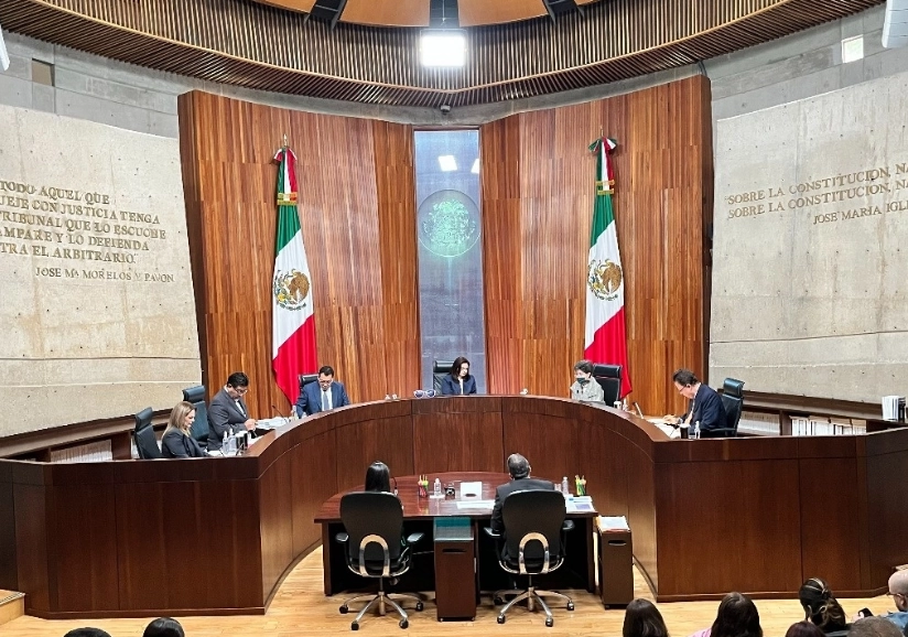 Sesión Pública en la Sala Superior del TEPJF, en imagen de archivo. Foto Luis Castillo