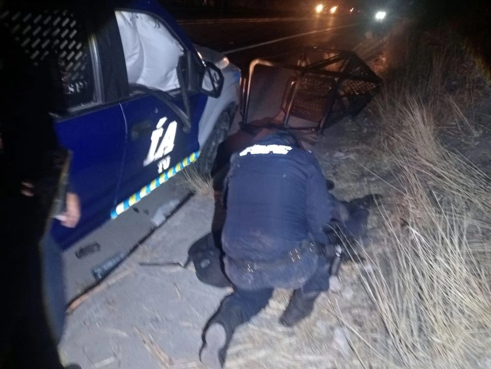 El secretario de Seguridad condenó enérgicamente la imprudencia del chofer y “su cobarde decisión” de huir del lugar del accidente.