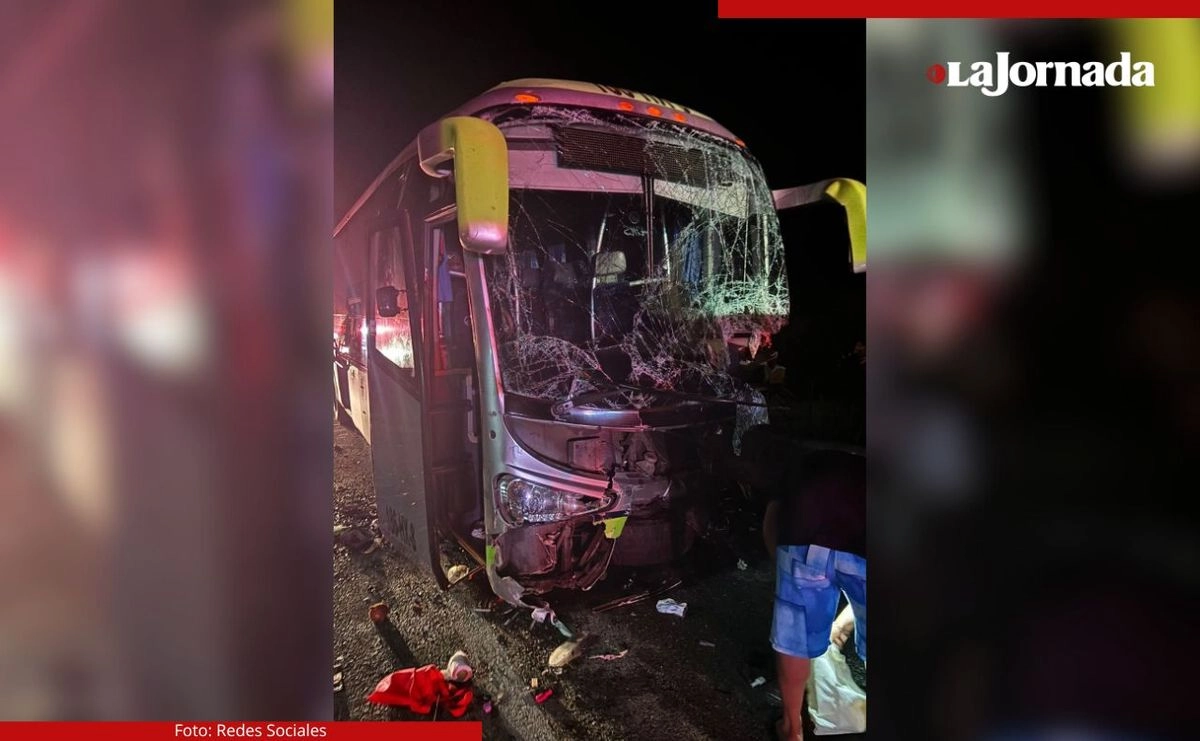 Un autobús de pasajeros chocó con una camioneta particular en la carretera Acapulco-Zihuatanejo con un saldo preliminar de cinco muertos y 20 lesionados. Foto 