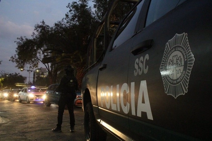 Operativo de seguridad de la SSC en la CDMX. Foto @SSC_CDMX