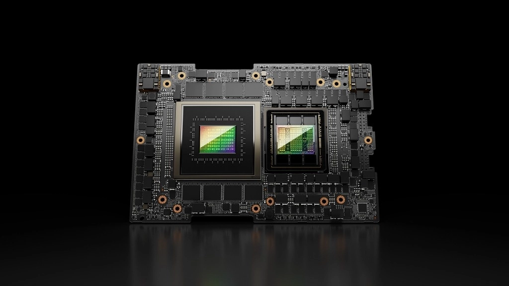 Nvidia cayó casi 7 por ciento y perdió más de 200 mmdd de capitalización bursátil. En la imagen, superchip NVIDIA Grace Hopper. Foto Nvidia    