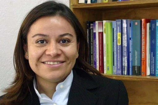 Maldonado Trujillo, investigadora académica del Centro Nacional de Evaluación de la Política de Desarrollo Social (Coneval). Imagen tomada del Twitter de @jmartinreyes / Archivo