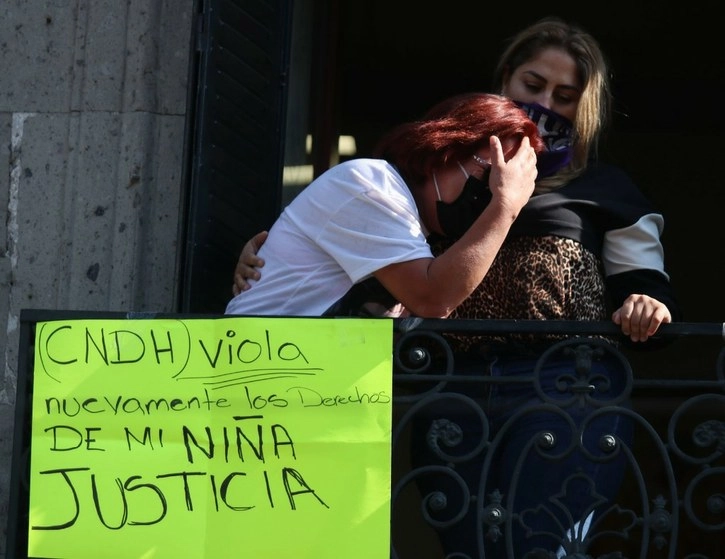 La CNDH  pidió que se emitan las medidas cautelares inmediatas, que garanticen la seguridad e integridad de las víctimas en el estado de San Luis Potosí. Foto Cuartoscuro