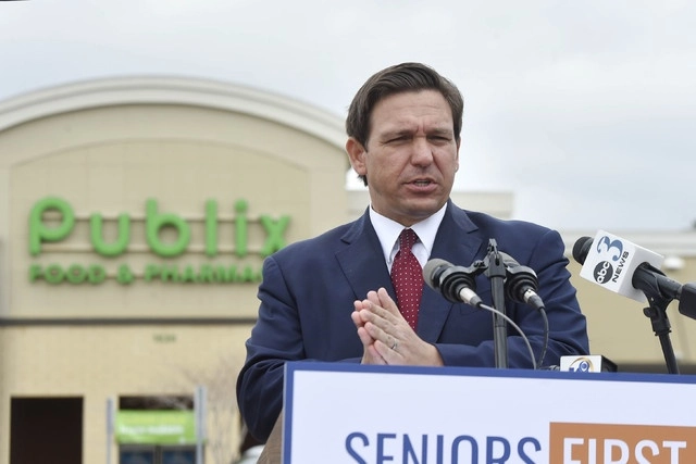 Ron DeSantis, gobernador de Florida dispondrá de la Guardia Nacional en caso de violencia por la toma de poder de Joe Biden. Foto Ap