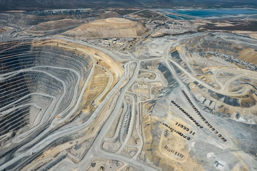 Instalaciones de mina a cielo abierto Peñasquito, al norte de Zacatecas, de la empresa norteamericana Newmont. Foto Cuartoscuro / archivo 