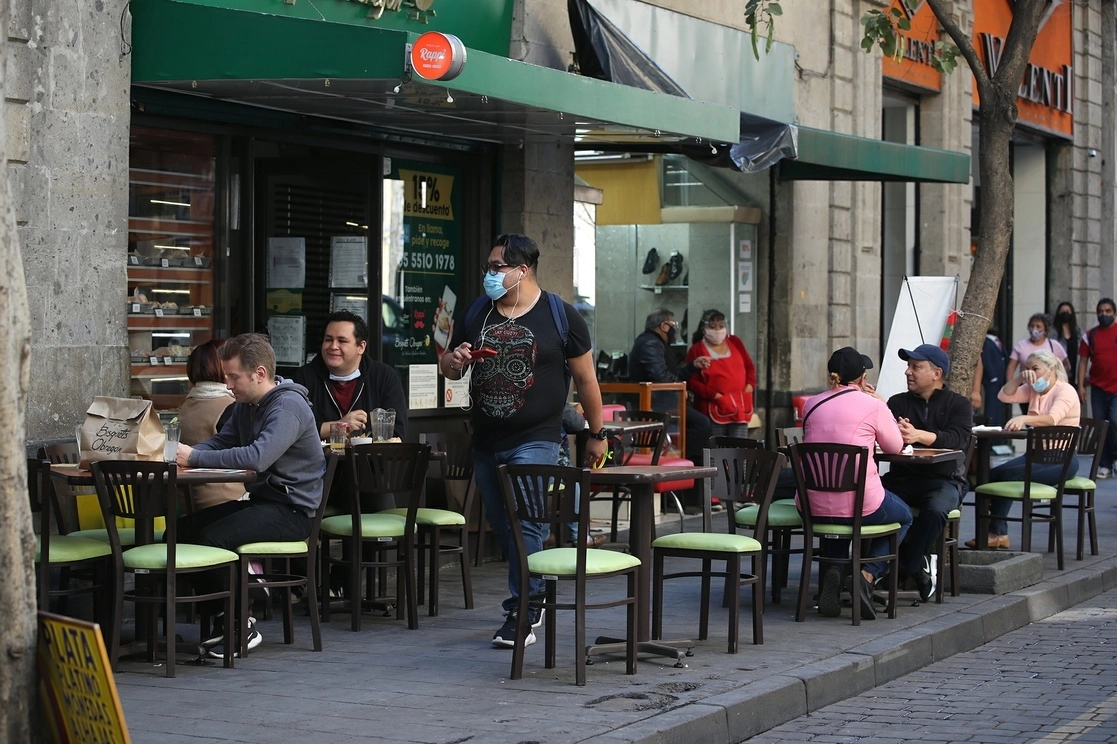 Un restaurante en el Centro de la Ciudad de México. Foto María Luisa Severiano