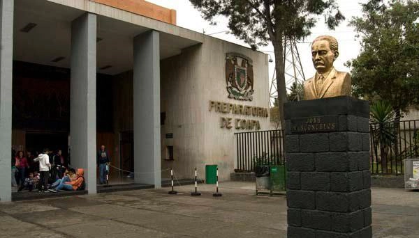 Aspecto al interior de la Prepa 5 de la UNAM, ubicada al sur de la CDMX. Imagen de archivo tomada de https://www.facebook.com/prepa5