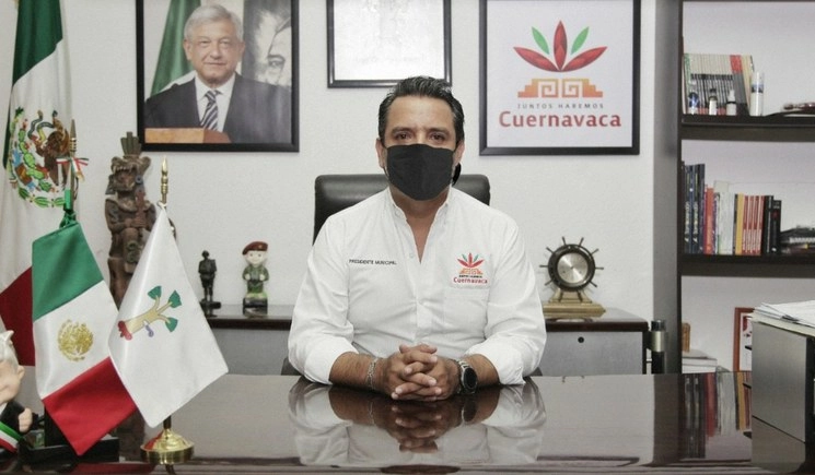 Antonio Villalobos, presidente municipal de Cuernavaca, Morelos. Foto @AntonioLobito01