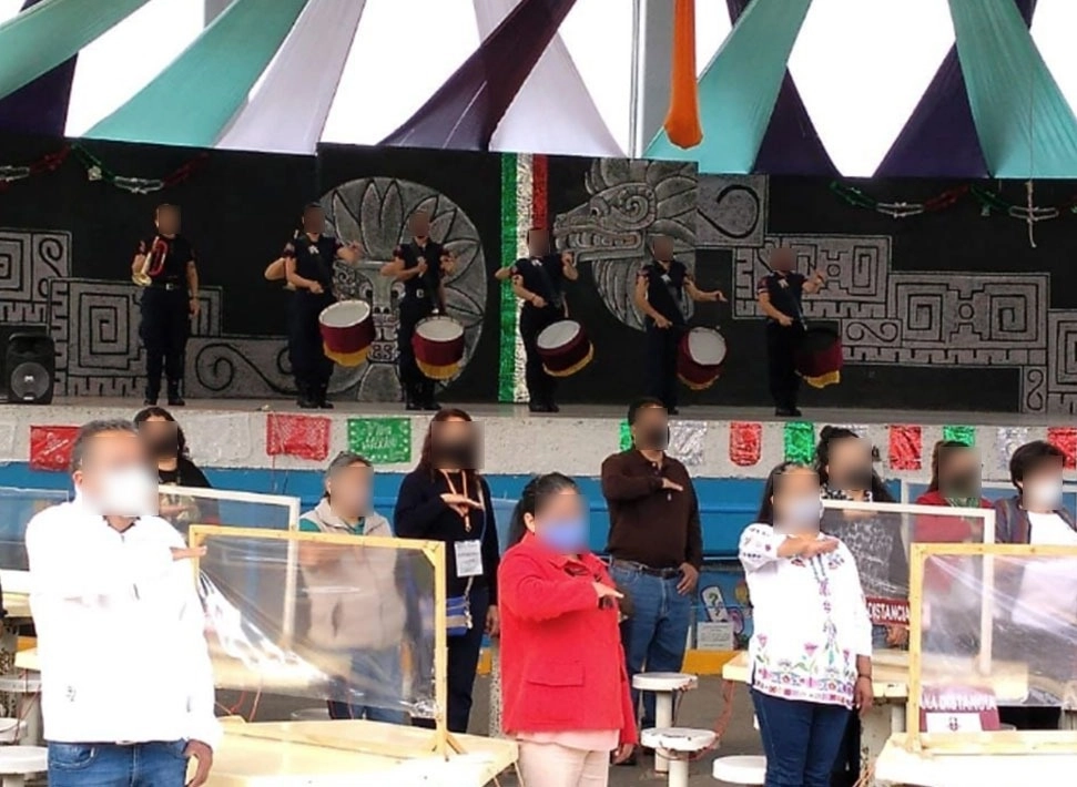 Con ceremonias cívicas, actividades deportivas y culturales conmemoraron la Independencia de México en los centros penitenciarios. Foto cortesía del Sistema Penitenciario