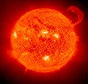 Explosiones solares. Foto tomada del sitio https://www.unam.mx/