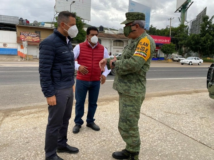 La brigada llegará al municipio de San Juan Ozolotepec para conocer los daños ocasionados en la infraestructura de caminos, vivienda y de salud. Foto ‘La Jornada’