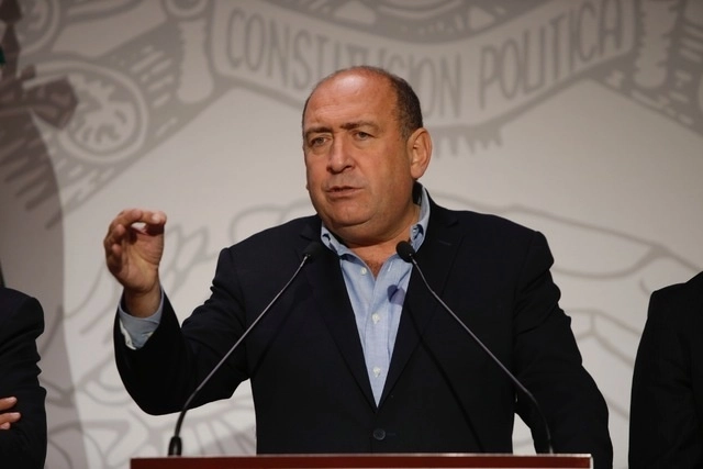 El coordinador del PRI en San Lázaro, Rubén Moreira. Foto Guillermo Sologuren / Archivo
