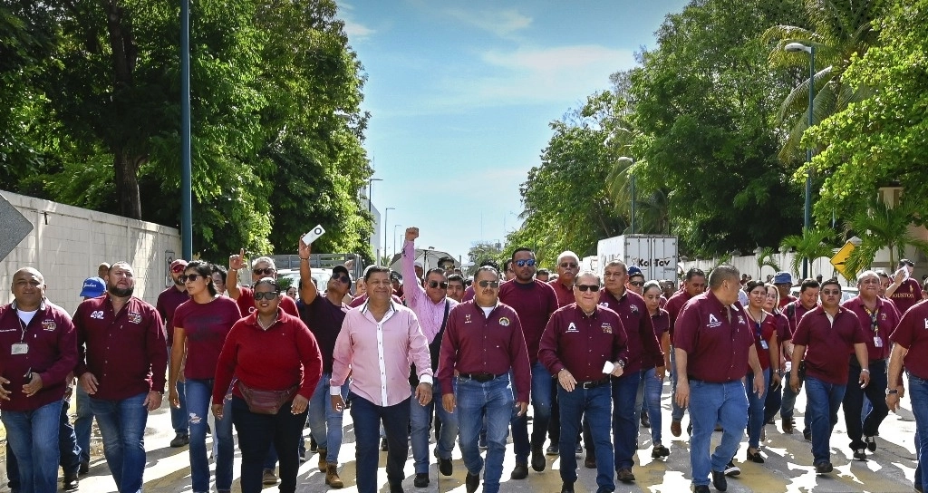 Tras la revisión salarial 2024, quedan pendientes las elecciones para renovar la dirigencia nacional, cuya convocatoria deberá emitir el STPRM. Foto @Seccion42_STPRM 