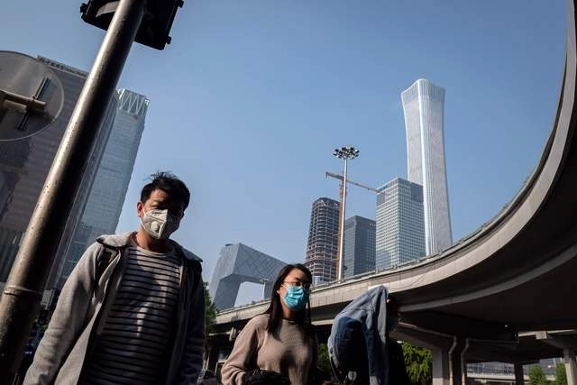En Pekín, China, este martes. Foto Afp 