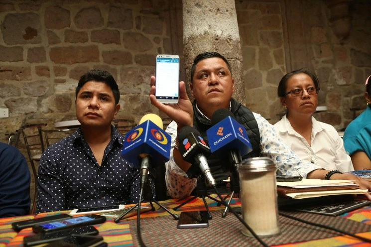 Regidores del ayuntamiento de Nahuatzen, en imagen de archivo. Foto Cuartoscuro