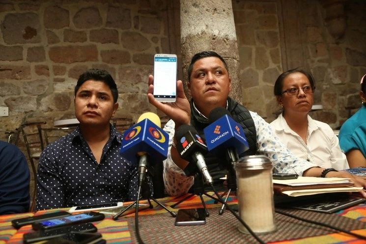 Regidores del ayuntamiento de Nahuatzen, en imagen de archivo. Foto Cuartoscuro