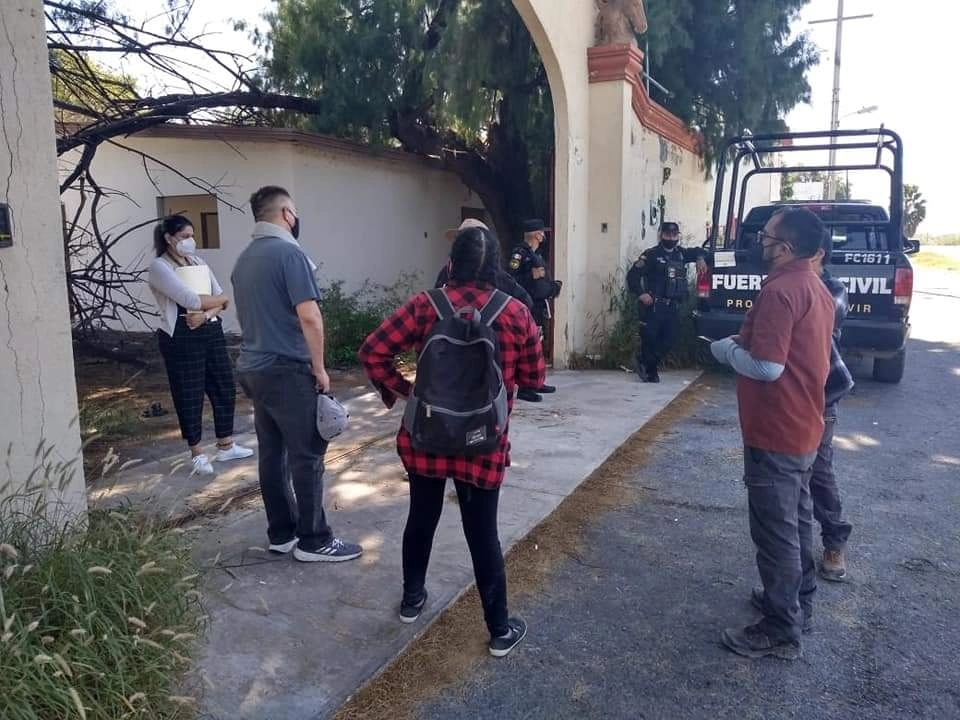 Quinta en el municipio de Marín, donde han sido localizados restos humanos. Foto ‘La Jornada’