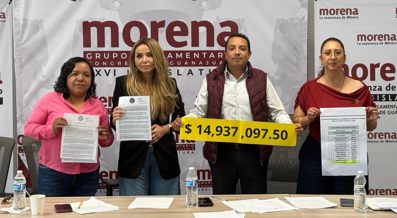 Es una “vergüenza” que la FGE pague más de 14 millones 397 mil pesos en gratificaciones por fidelidad a 14 ex funcionarios de la institución, incluido el ex fiscal, Carlos Zamarripa, acusó el grupo parlamentario de Morena en el Congreso de Guanajuato.