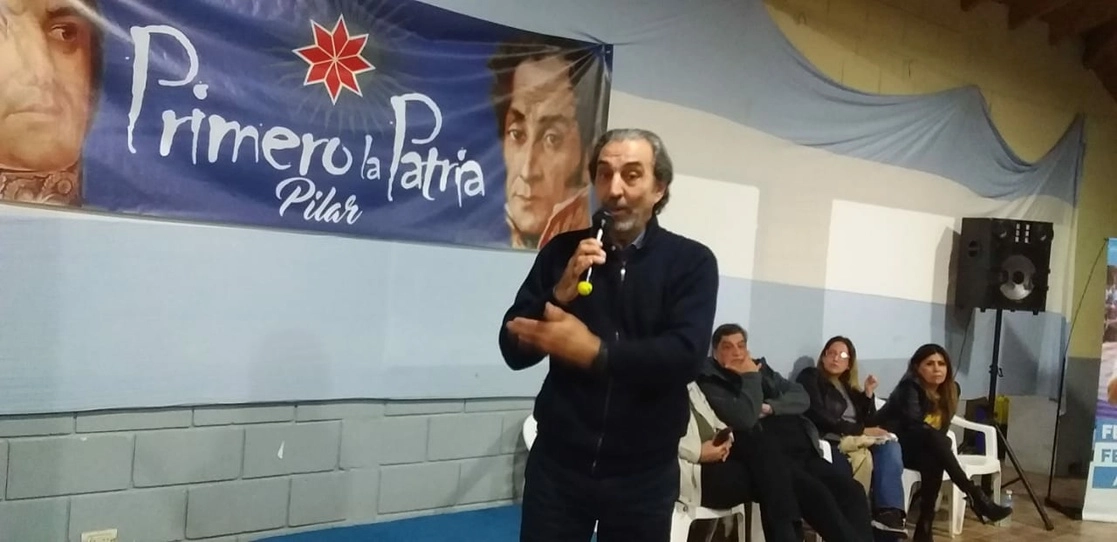 Pérez Bodria, dirigente del movimiento político-sindical Primero la Patria. Foto @tbodria
