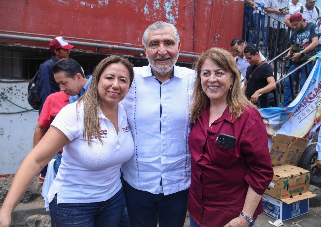 Adán Augusto López será el coordinador político de la candidata a la gubernatura de Morelos de Morena, Margarita González. Foto 'La Jornada'