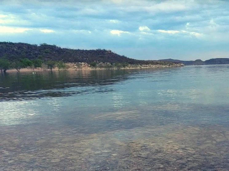 La Boquilla, presa en Chihuahua. Foto tomada de Google Maps