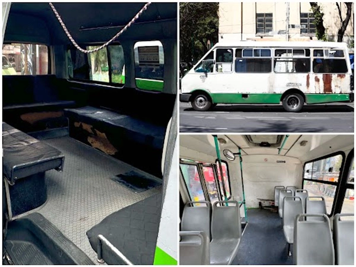 Los microbuses y vagonetas que forman parte del transporte público capitalino se encuentran en un evidente deterioro. Además del desgaste en sillones o en la pintura, algunas unidades incluso no cuentan con asientos o pasamanos para sujetarse. 
