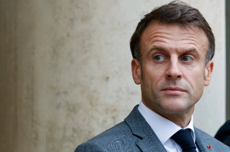 El presidente de Francia, Emmanuel Macron, en el Palacio de los Campos Elíseos, en imagen de archivo. Foto Afp