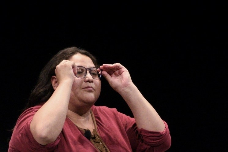 En imagen de archivo, la senadora Citlalli Hernández. Foto Cuartoscuro