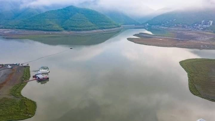 Presa La Boca en Nuevo León en imagen de archivo. Foto La Jornada