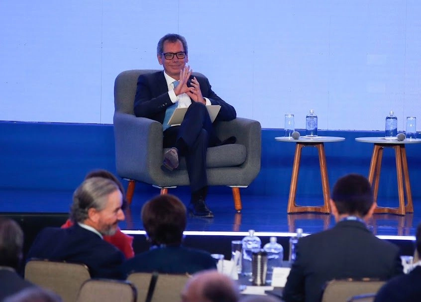 El secretario de Hacienda, Edgar Amador Zamora, destacó “no estamos en el supuesto de una recesión técnica a pesar de los choques externos, sino ante un proceso de moderación de la actividad económica”. Foto 
