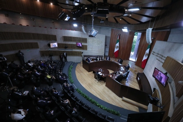 Sala de sesiones del TEPJF en imagen de archivo. Foto Roberto García