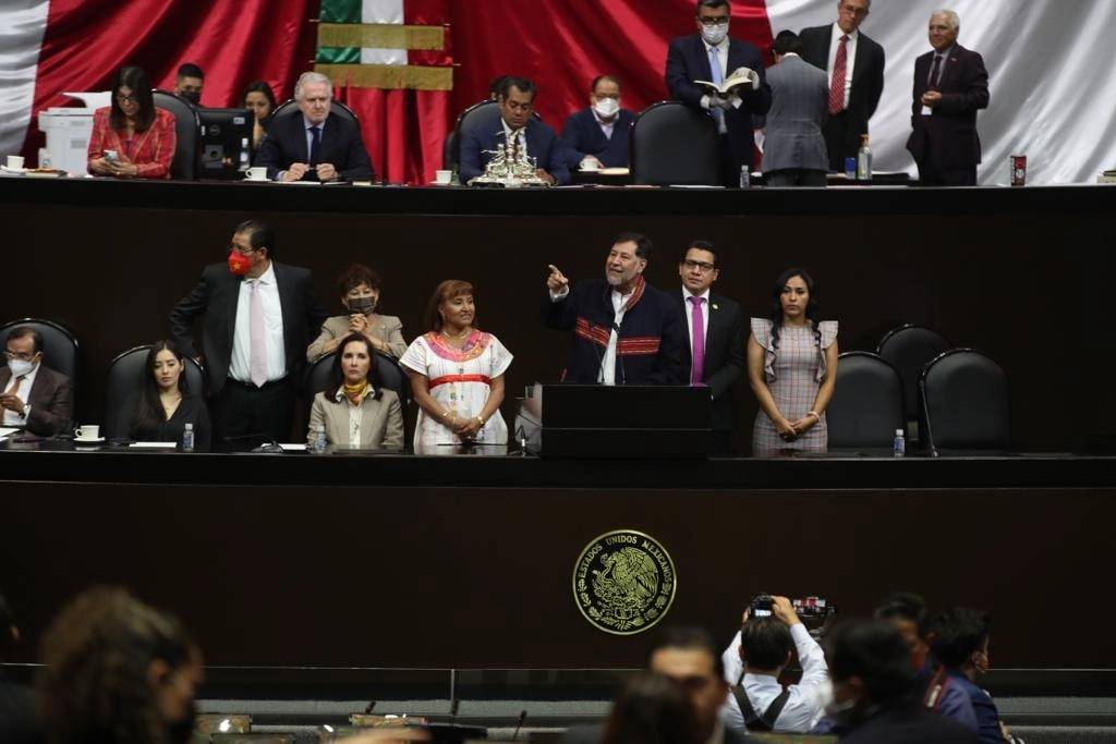Legisladores durante la sesión en la Cámara de Diputados. Foto José Antonio López
