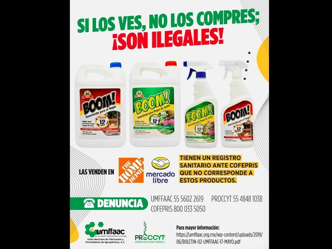 Productos para uso no doméstico y que siguen a la venta en tiendas de autoservicio, acusan. Imagen tomada del Twitter de @UMFFAAC