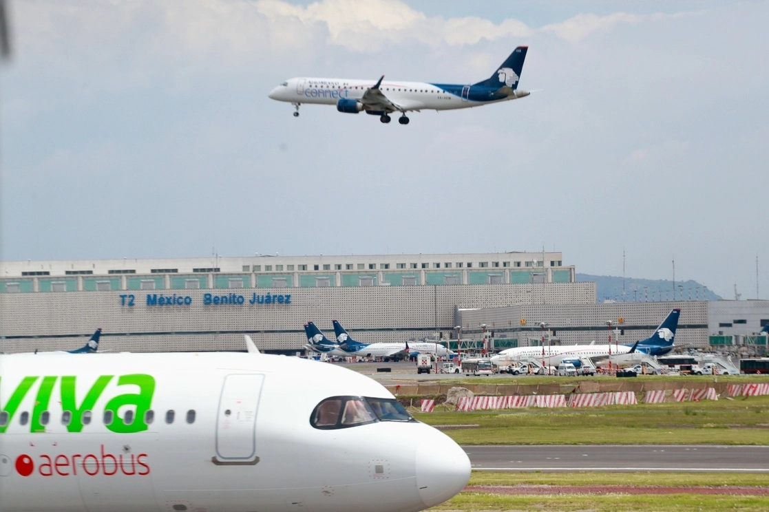 El Aeropuerto Internacional de la Ciudad de México. Foto  Luis Castillo