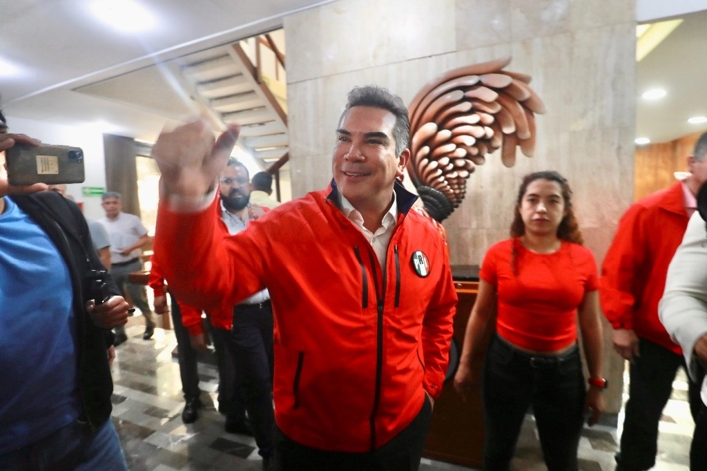 Alejandro Moreno Cárdenas, dirigente nacional del PRI en el CEN del partido tricolor. Foto Luis Castillo / Archivo 