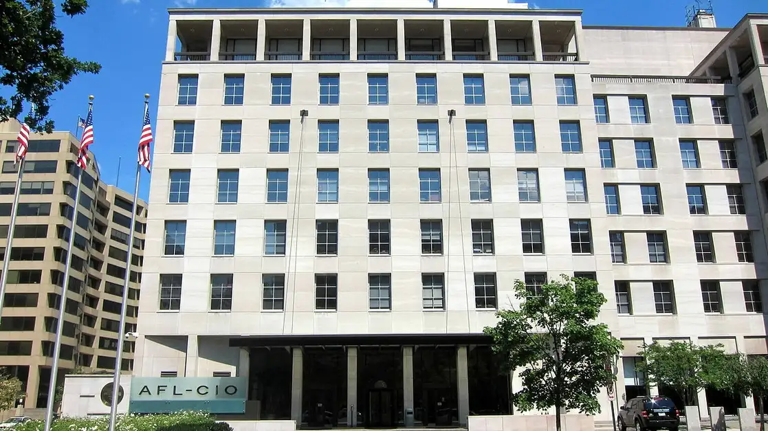 Sede de la Federación Estadounidense del Trabajo y Congreso de Organizaciones Industriales en Washington, Estados Unidos. Foto tomada de Wikipedia / Archivo