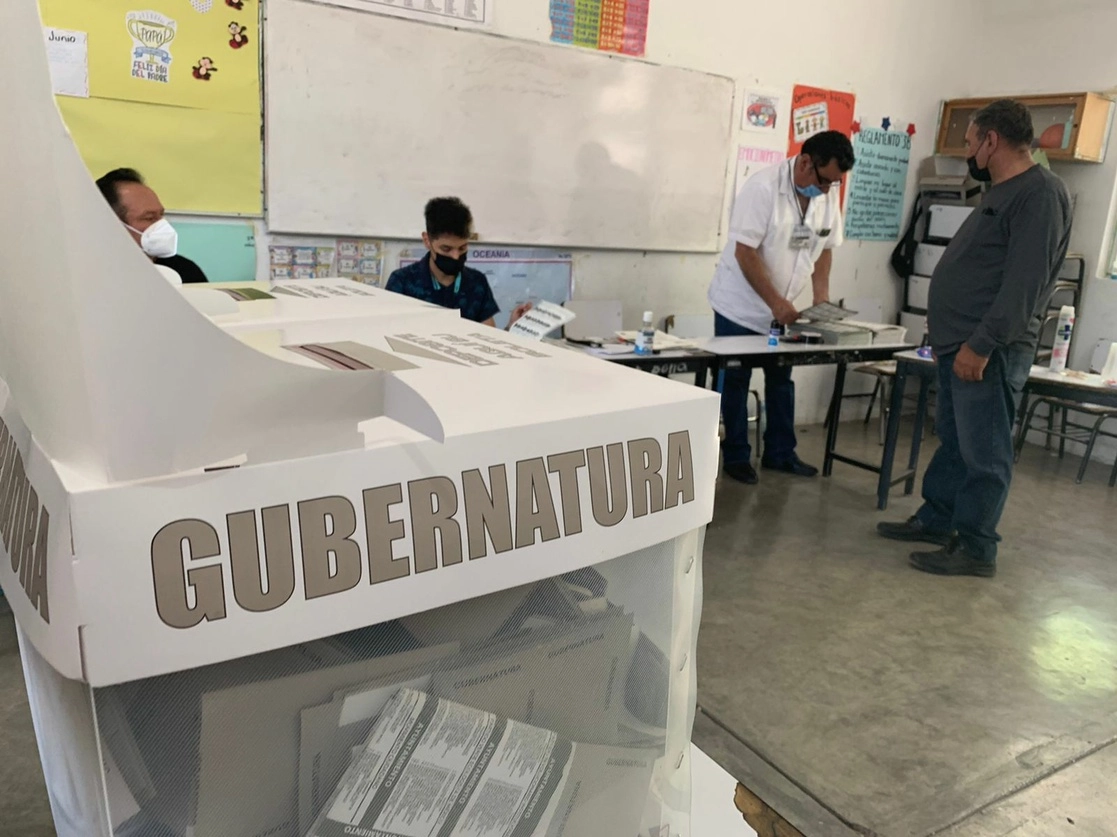 Transcurso de la jornada electoral en Durango. Foto Tomada del Twitter @INE_Durango