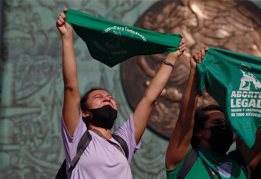 Integrantes de colectivos feministas durante una protesta en imagen de archivo. Foto Cristina Rodríguez 