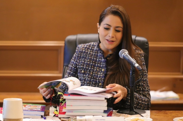 Teresa Jiménez Esquival, gobernadora del estado de Aguascalientes. Foto Tomada de Twitter @TereJimenezE
