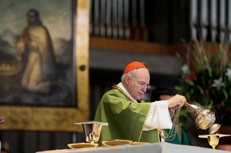 El cardenal Carlos Aguiar Retesafirmó que “gracias a que gran parte de la población sigue respondiendo positivamente, los números de la crisis no han sido mayores”. Foto María Luisa Severiano