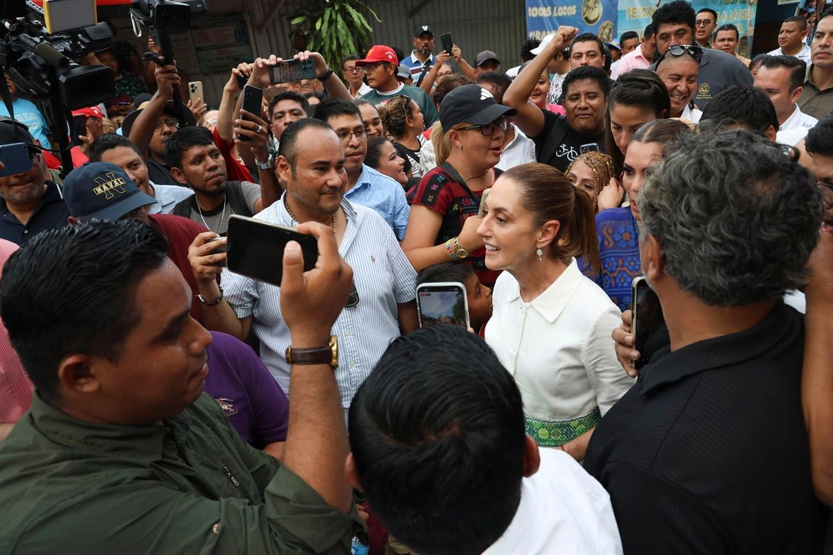 La titular del Ejecutivo federal señaló que por primera vez en la historia, los pueblos indígenas reciben un presupuesto de manera directa. Foto