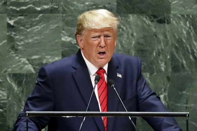 Donald Trump, presidente de Estados Unidos. Foto Ap

