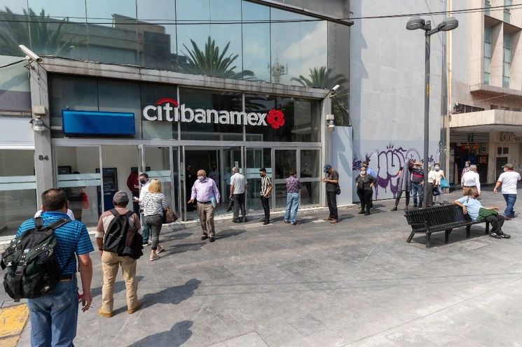 Sucursal de Citibanamex en la CDMX. Foto Pablo Ramos/ Archivo