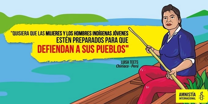 Ilustración en Amnistía Internacional. Foto @dspinto9