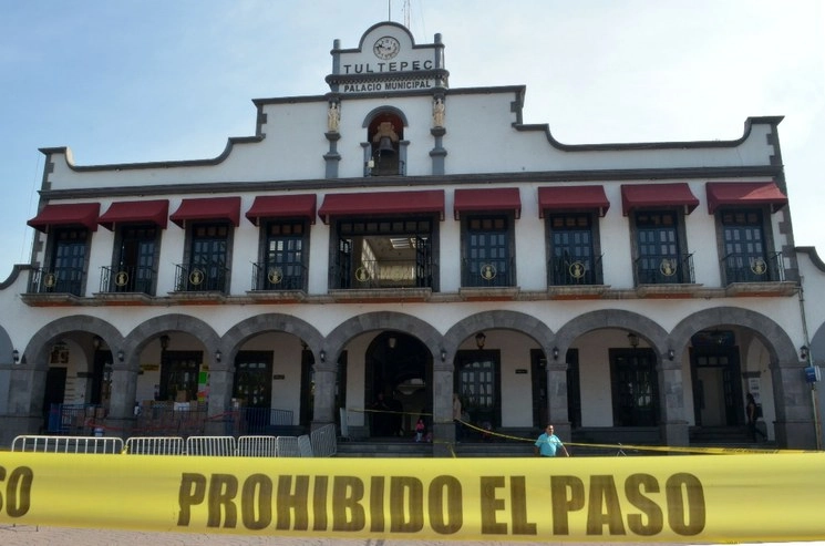 Sede del gobierno municipal de Tultepec en el Estado de México. Foto Silvia Chávez