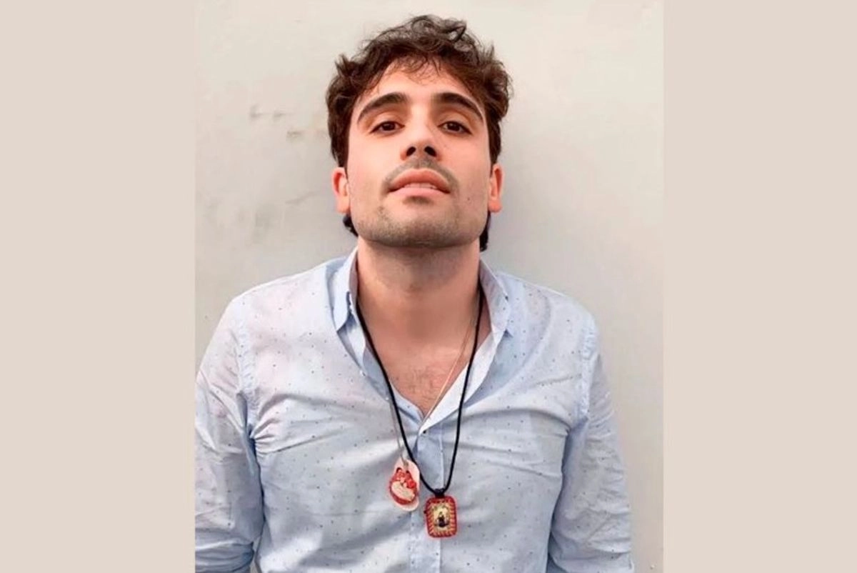 Ovidio Guzmán durante su primera detención en Culiacán, Sinaloa. 