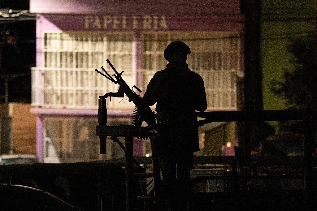 Militar durante un operativo de vigilancia en Zacatecas. Foto Cuartoscuro