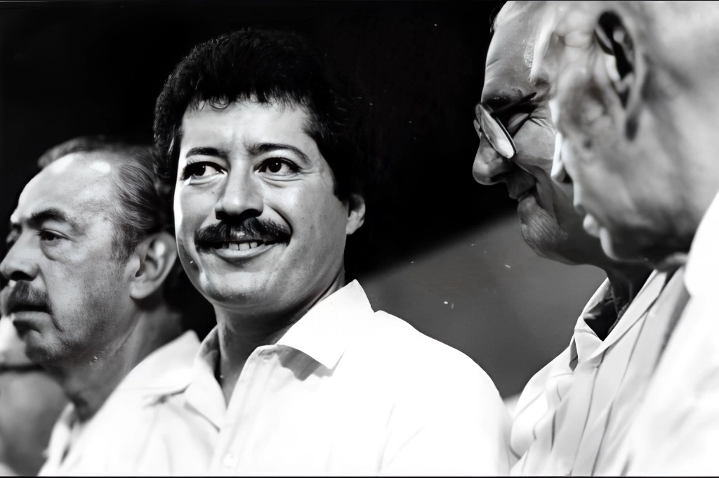 Luis Donaldo Colosio de gira proselitista en Cuernavaca, Morelos, el 13 de marzo de 1994. Foto Elsa Medina