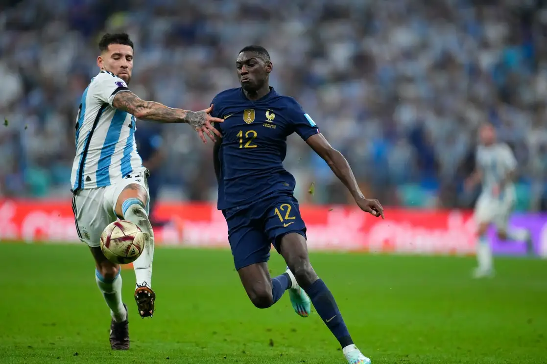 Francia y Argentina empataron 3-3 durante los 120 minutos de juego. Foto Ap 